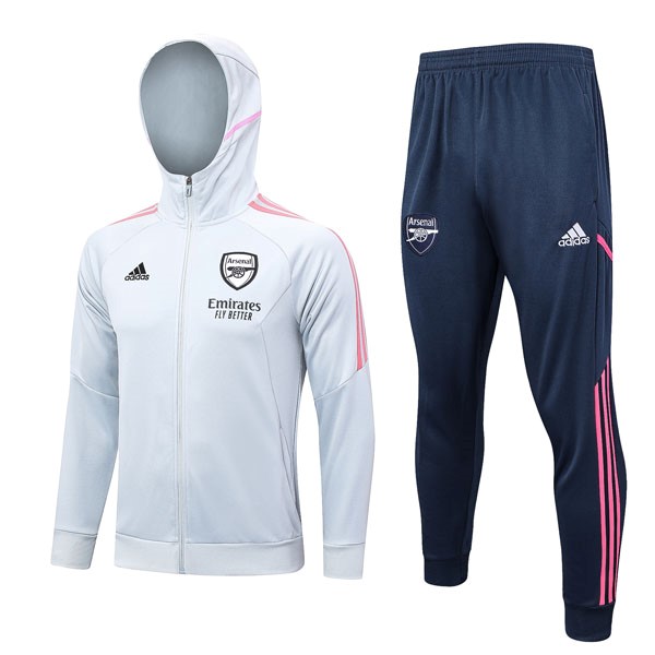 Hoodies Arsenal 2023-24 Grau Blau